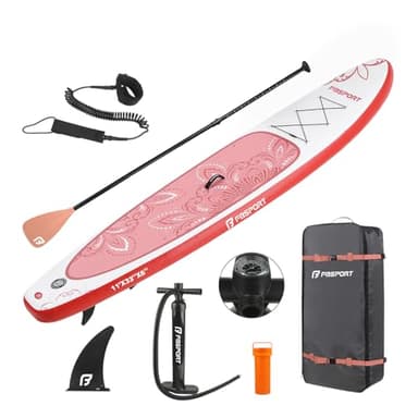 FBSPORT 11' Premium Stand Up Paddle Board, Yoga Board with Durable SUP Accessories & Carry Bag | Wide Stance, Surf Control, Non-Slip Deck, Leash, Paddle and Pump for Youth & Adult - Image 6