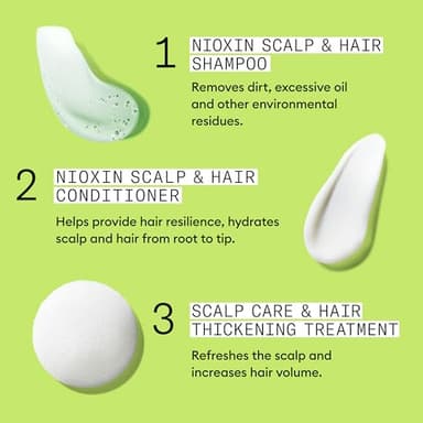 Nioxin Scalp + Hair Thickening System 2 | For Natural or Untreated Hair with Progressed Thinning| Full Size| 3 Month Supply - Image 7