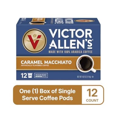 Victor Allen's Coffee Caramel Macchiato Flavored, 12 Count, Medium Roast, Single Serve Coffee Pods for Keurig K-Cup Brewers - Image 3