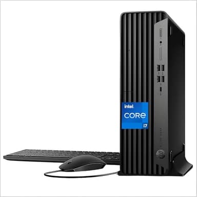 HP Elite Desk SFF 600 G9 Business Desktop Computer, 13th Gen Intel 16-Core i7-13700 Processor, 16GB DDR5 RAM, 512GB PCIe SSD, Small Form Factor, Wi-Fi, Type-C, DisplayPorts, HDMI, Windows 11 Pro - Image 1