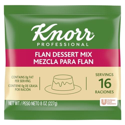 Knorr Professional Creme Caramel Flan Dessert Mix, 0g Trans Fat, 8 oz(Pack of 6) - Image 1