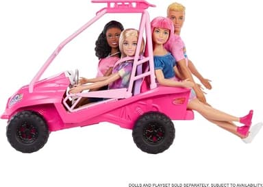 Barbie Mysteries: Beach Detectives Playset with Beach Buggy Toy Car & 10+ Accessories, Including Beach Chair & Towel - Image 4