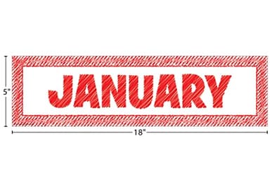 Teacher Created Resources Scribble Monthly Headliners (TCR3425) - Image 4