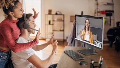 Lenovo ThinkCentre All-in-One Desktop Computer, 24" FHD IPS Display, 5-core Intel U300 Processor, 32GB DDR5, 1TB SSD, Wi-Fi 6, USB-C, HDMI in&Out, Wired KB&Mouse, Windows 11 Pro - Image 9