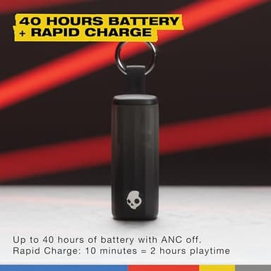 Skullcandy Method 360 ANC Wireless Earbuds, Sound by Bose, Bluetooth Headphones, Premium Noise Cancelling, Up to 40 Hrs Battery, Sweat and Water Resistant, Microphone for iPhone Android - True Black - Image 6