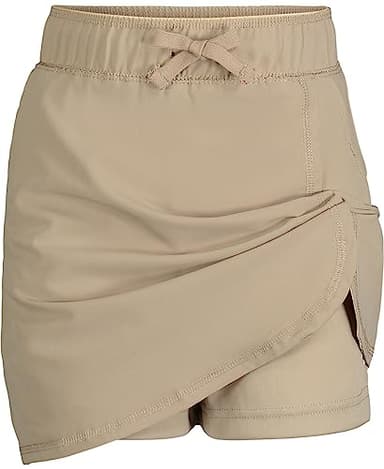 Nautica Girls School Uniform Performance Scooter, Khaki/Wrap, 12 - Image 2