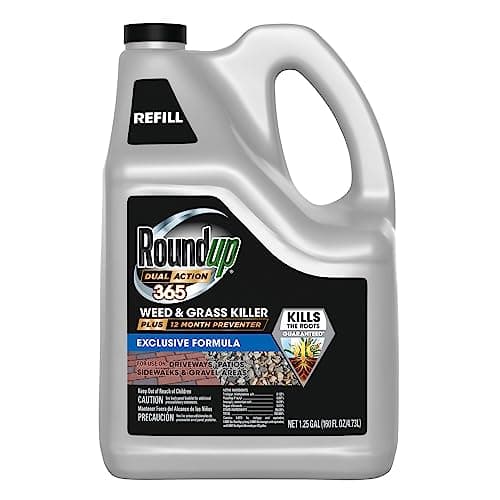 Roundup Dual Action 365 Weed & Grass Killer Plus 12 Month Preventer Refill, Kills & Prevents for up to 1 Year, 1.25 gal. - Image 1