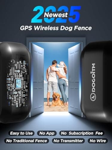 Wireless Dog Fence System, GPS Wireless Dog Collar with 3 Correction Mode, Pet Containment System with AI Smart Signal, Electric Dog Fence Collar for Outdoor Use - Image 8