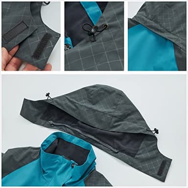 Diamond Candy Women's Waterproof Rain Jacket with Hood Lightweight Outdoors Raincoat - Image 5