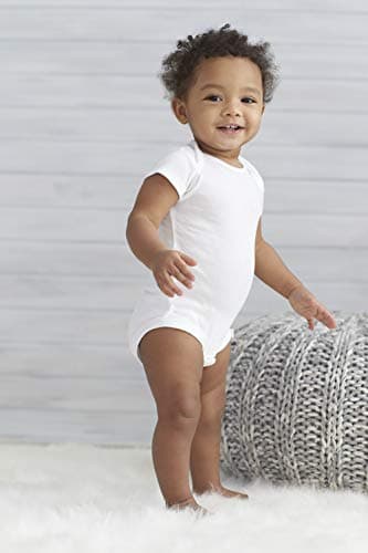 Onesies Brand Unisex Baby 8-Pack Mix & Match Bodysuits, White Short & Long Sleeve, 0-3 Months - Image 4
