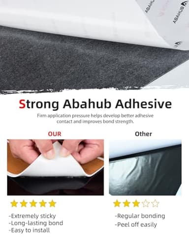 Abahub EVA Foam Boat Decking 96''x24'' Self-Adhesive Faux Teak Marine Flooring Sheet Traction Pad for Boats Surfboard, Brown with White Seam Lines - Image 2