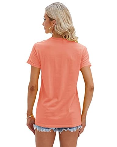 Cicy Bell Women's T Shirts Short Sleeve Tees Sunflower Graphic Loose Summer Tops - Image 4