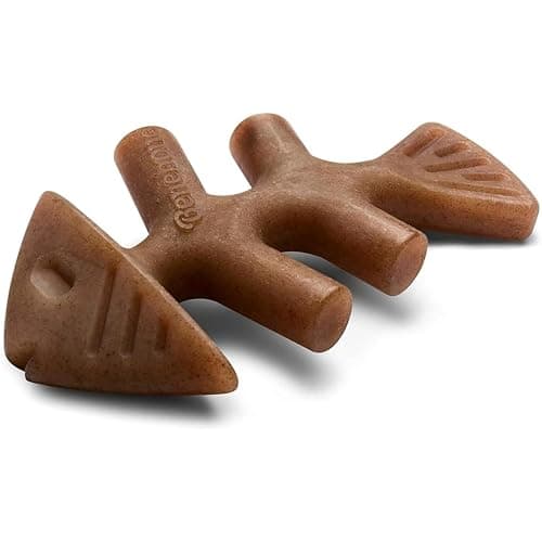 Benebone Fishbone Durable Dog Chew Toy for Aggressive Chewers, Real Fish, Made in USA, Small - Image 1