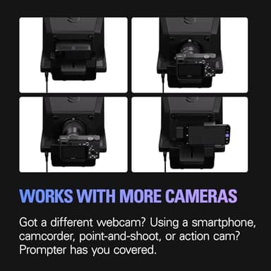 Elgato Prompter – Teleprompter with Built-in Screen for YouTube, Twitch, Zoom, MS Teams and More, Supports DSLR/Webcam/Smartphone, Drag & Drop Monitor Display, Works with Mac/PC & Stream Deck - Image 9