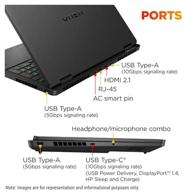 HP OMEN 16 Gaming Laptop, Intel Ultra 9-285H, 32 GB DDR5 RAM, 2 TB PCIe SSD, 16" WQXGA (2560x1600) 240Hz Display, Nvidia G-Force RTX 5070, RGB Backlit Keyboard, W11 Home, Shadow Black - Image 5