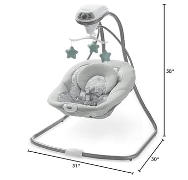 Graco Simple Sway Swing, Ivy - Image 7