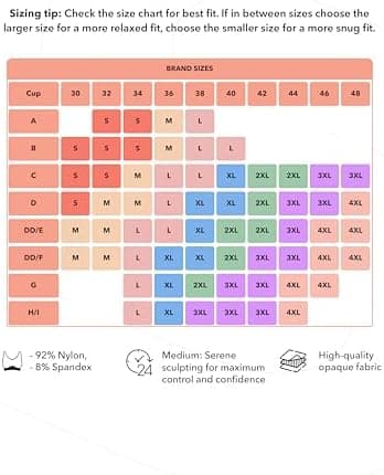 SHAPERMINT Sports Bras for Women - Workout Bras for Women, Plus Size Sports Bra, Workout Tops for Women High Support - Image 5