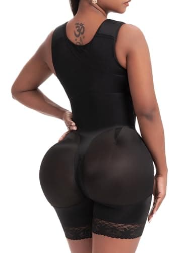 Snatched Body Stage 2 Faja with Bra | Best Body Faja Post-Op & Everyday Shapewear | Fajas Colombianas Moldeadoras Black M - Image 1