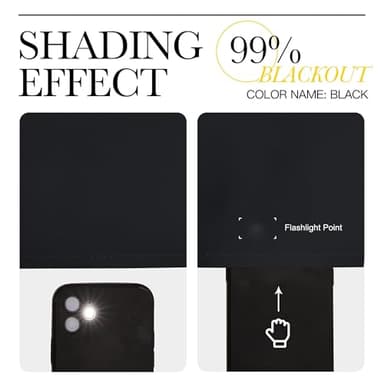 NICETOWN Halloween Black Out Curtains for Bedroom 84 inches Long - Light Reducing Thermal Insulated Solid Grommet Curtains/Panels/Drapes for Living Room (Set of 2, W52 x L84) - Image 8