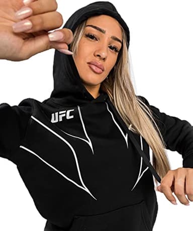 Venum Women's Standard UFC Fight Night 2.0 Replica Hoodie, Black, Small - Image 5