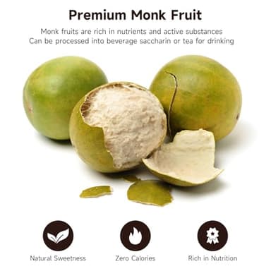 SPICEEL Monk Fruit Sweetener with Allulose - White Sugar Substitute, Coffee, Tea, without Erythritol, Gluten Free, Vegan, Keto Friendly, Sugar Replacement (8 oz) - Image 4