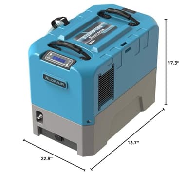ALORAIR Commercial Dehumidifier with Pump, Up to 180 PPD (Saturation), 85 PPD at AHAM, 5 Years Limited Warranty, LGR Industrial Dehumidifier for Flood Repair, Crawlspace and Basement Drying - Image 9