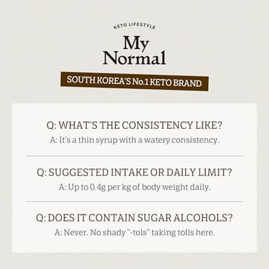 My Normal Keto Allulose 32oz - Allulose 99.52%, Monk Fruit, Stevia Blend Thin Syrup, Zero Calorie Sweetener, 1:1 Sugar Substitute, Low Glycemic, Gluten Free, Zero Net Carbs, Zero Sugar - Image 9