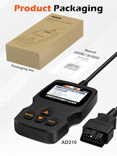 ANCEL AD310 Classic Enhanced Universal OBD II Scanner Car Engine Fault Code Reader CAN Diagnostic Scan Tool, Read and Clear Error Codes for 1996 or Newer OBD2 Protocol Vehicle (Black) - Image 8