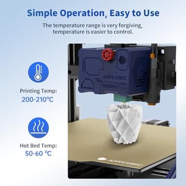 ANYCUBIC PLA Filament 1.75mm Bundle, 3D Printing PLA Filament 1.75mm Dimensional Accuracy +/- 0.02mm, 1KG Spool (2.2 lbs), 2KG Gray+White - Image 3