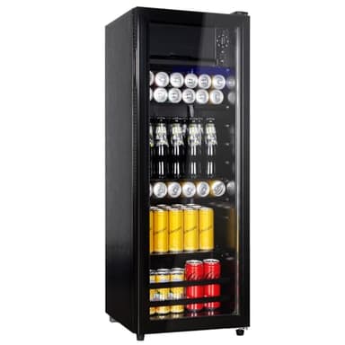 Cucina Magica 4.8 Cu.Ft Beverage Refrigerator, 155 Can Mini Fridge Glass Door, Adjustable Shelves, Drink Fridge, Suitable for Soda, Beer, Essential for Home/Bar - Image 1