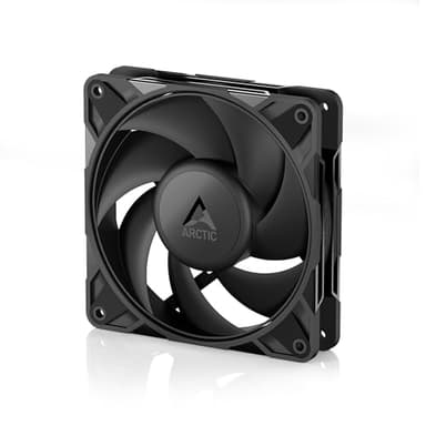 ARCTIC P12 Pro - Powerful Premium Fan, 120 mm PWM Fan, 600-3000 RPM, 0 RPM <5% PWM, Fluid Dynamic Bearing, 4-Pin - Black - Image 1