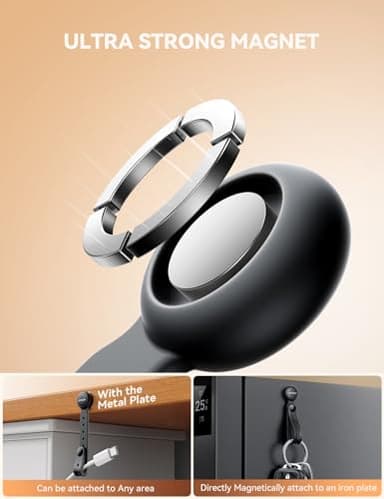 2025 Upgraded Magnetic Cable Ties with Magnets for Bundling & Cable Management– JOYROOM Reusable Silicone Cord Ties Multi-Purpose Cord Organizer Clips for Home, Office & Travel (12-Pack,Black) - Image 4