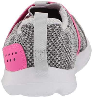 Under Armour Girls' Infant Surge 3 Slip On, (100) Halo Gray/Rebel Pink/Fade, 10K, US - Image 3