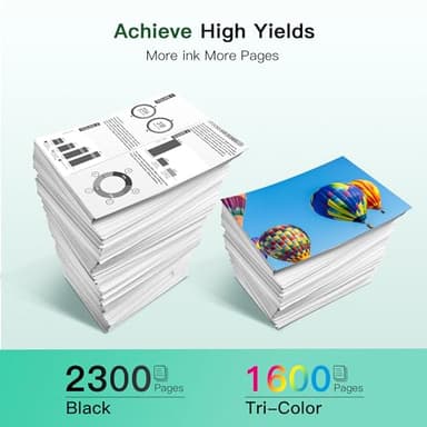 950XL 951XL Combo Compatible for HP 950 950XL and 951XL Ink Cartridges Combo Pack Work for Officejet Pro 8600 8610 8620 8100 8630 8660 8640 76DW 251DW Printers, 5 Pack, 2 Black,Cyan,Magenta,Yellow - Image 3