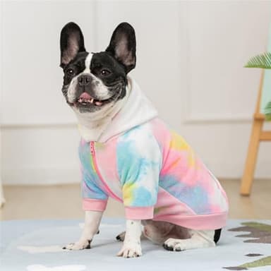 French Bulldog Clothes Dog Hoodie Sweatshirts with Pockets for Small Dogs Puppy Chihuahua Coat Clothing Pet Cat Hoodie Fleece Dog Sweaters Costume - Image 5