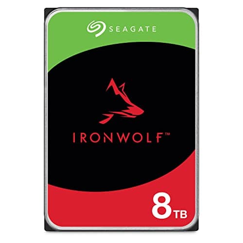 Seagate IronWolf 8TB NAS Internal Hard Drive HDD – 3.5 Inch SATA 6Gb/s 7200 RPM 256MB Cache for RAID Network Attached Storage – Frustration Free Packaging (ST8000VNZ04/N004) - Image 1
