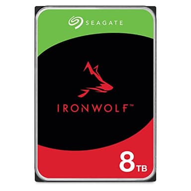 Seagate IronWolf 8TB NAS Internal Hard Drive HDD – 3.5 Inch SATA 6Gb/s 7200 RPM 256MB Cache for RAID Network Attached Storage – Frustration Free Packaging (ST8000VNZ04/N004) - Image 1