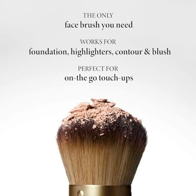 LAURA GELLER NEW YORK Retractable Airbrush Kabuki Brush for All Face Makeup & Foundation for Liquid, Cream and Powder Face Makeup With Aluminum Handle - Image 8