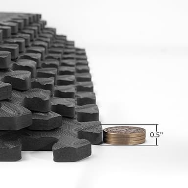 Art3d Eva Puzzle Exercise Mats, 24"x24" x 1/2” Thick Foam Interlocking Tiles for Gyms, Flooring, Workout, Gym Equipments, Pack of 6 - Image 6