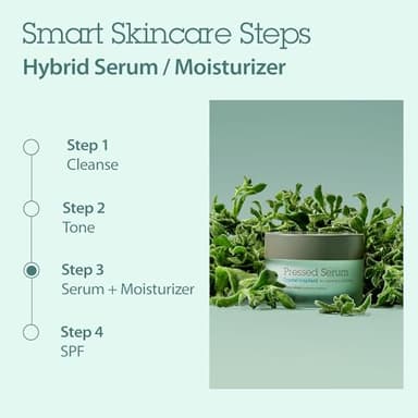 BLITHE Pressed Serum Crystal Iceplant Face Moisturizing Gel - Kbeauty Best Skin Cream for Dry Skin, Korean Serum for Combination Skin & Redness Relief, Face Moisturizer for Dry Skin Cream 1.68 Oz - Image 7