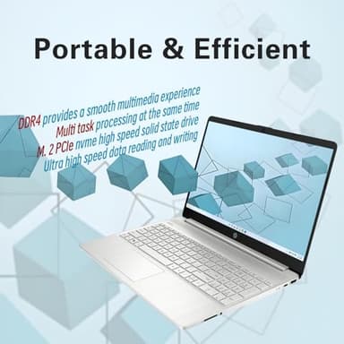 HP Laptop| 15.6" HD | Intel Processor | 16GB DDR4 RAM | 512GB SSD | Intel UHD Graphics | Win11 Pro | 720p HD Camera | WiFi & Bluetooth | School, Business & Productivity - Image 4