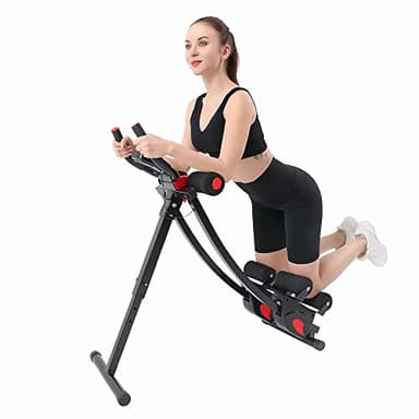 Fitlaya Fitness ab machine, ab workout equipment for home gym, Height Adjustable ab trainer, foldable fitness equipment. - Image 4