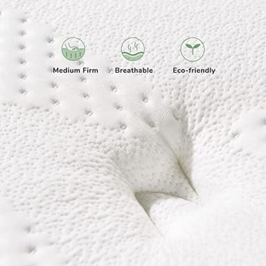 Novilla Queen Mattress, 12 Inch Hybrid Pillow Top Queen Size Mattress in a Box with Gel Memory Foam & Individually Wrapped Pocket Coils Innerspring for a Cozy & Peaceful Sleep - Image 4