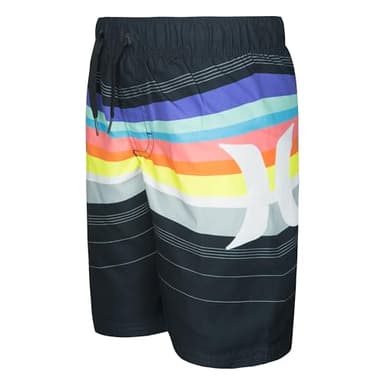 Hurley Boys' Pull On Swim Trunks, Multi/Black, S - Image 1