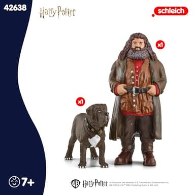 Schleich Harry Potter - Hagrid and Fang the Dog Figurines - 2 PC Harry Potter Set - Wizarding World Collectible Figures for Kids and Adults - Toys for Ages 6+ | 42638 - Image 6