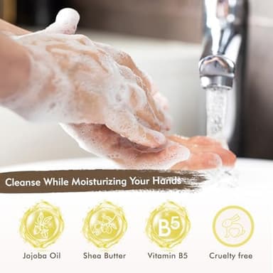 ROMIIE ZOI Lemon Scent Liquid Hand Soap Refills - Natural, Gentle & Moisturizing Formula - Family Size 3 Pack, Ideal for Liquid Soap Dispensers in Kitchen & Bathroom - Image 5