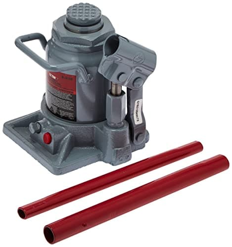 Pro-Lift B-S12D Grey Hydraulic Bottle Jack - 12 Ton Capacity - Image 1