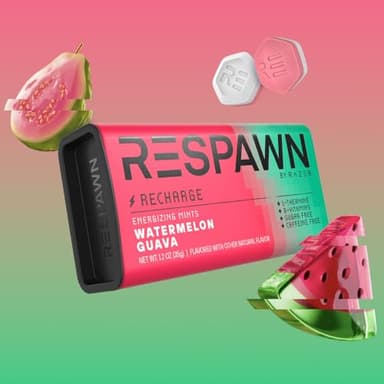 RECHARGE Sugar Free Mints Watermelon Guava, Breath Mints, Sugar Free Candy, 1 oz Pack of 8 by Razer RESPAWN - Image 3