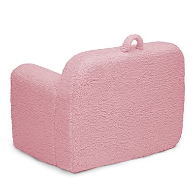 Delta Children Cozee Sherpa Chair, foam, Pink - Image 11