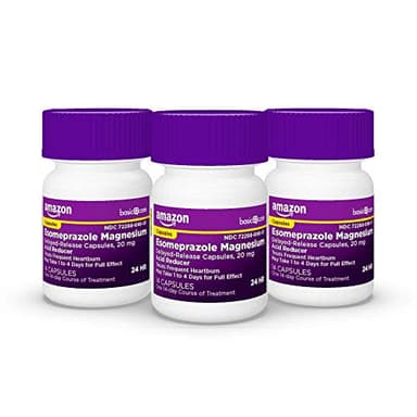 Amazon Basic Care Esomeprazole Magnesium Delayed Release Capsules, 20 mg, Acid Reducer, Heartburn Medicine, 42 Count - Image 6